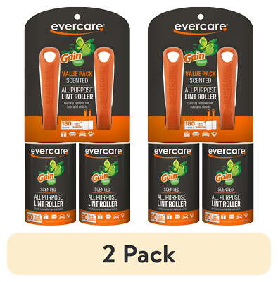 2-Pack (2 pack) Evercare Gain Scented All-Purpose 90-Layer Lint Roller