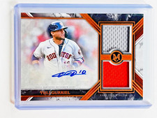2022 Topps Museum Signature Swatch Dual Relic Autographs Copper Yuli Gurriel /50