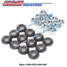 Rocker Arm Lock Nut & Ball Set Fits Chevy 194 215 230 250 292 6 Cylinder Engines