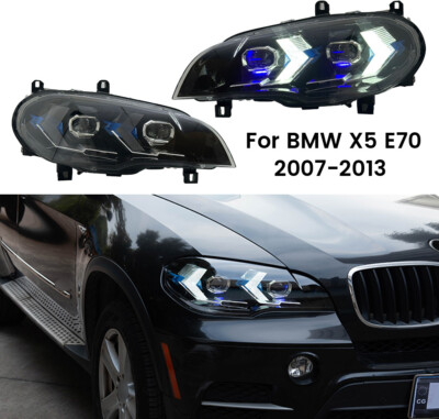 Für BMW X5 E70 2007-2013 Neues Paar LED Scheinwerfer Montage Projektor Blinker