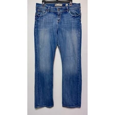 BKE Harper Bootcut Jeans 34L Y2K Thick Stitch Streetwear Western Cowboycore 00s