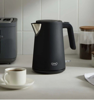 Gino D'Acampo schwarz schnell kochender Wasserkocher 1,7 l Küchengerät 3000 W