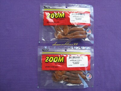 2 Packages - Zoom 3'' Fat Albert Grubs - 10 Per Pack - Pumpkin