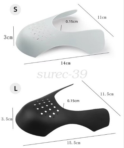NEW Anti Crease Shoe Cover Toe Crease Protector Force Fields For Shoes Care - Picture 3 of 13