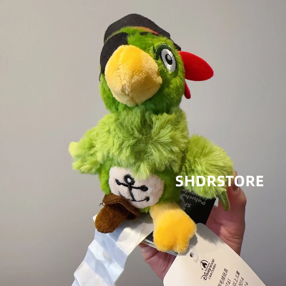 Disney Auténtico Piratas del Caribe Loro Hombro Pal Peluche Imán Foto 2 de 4