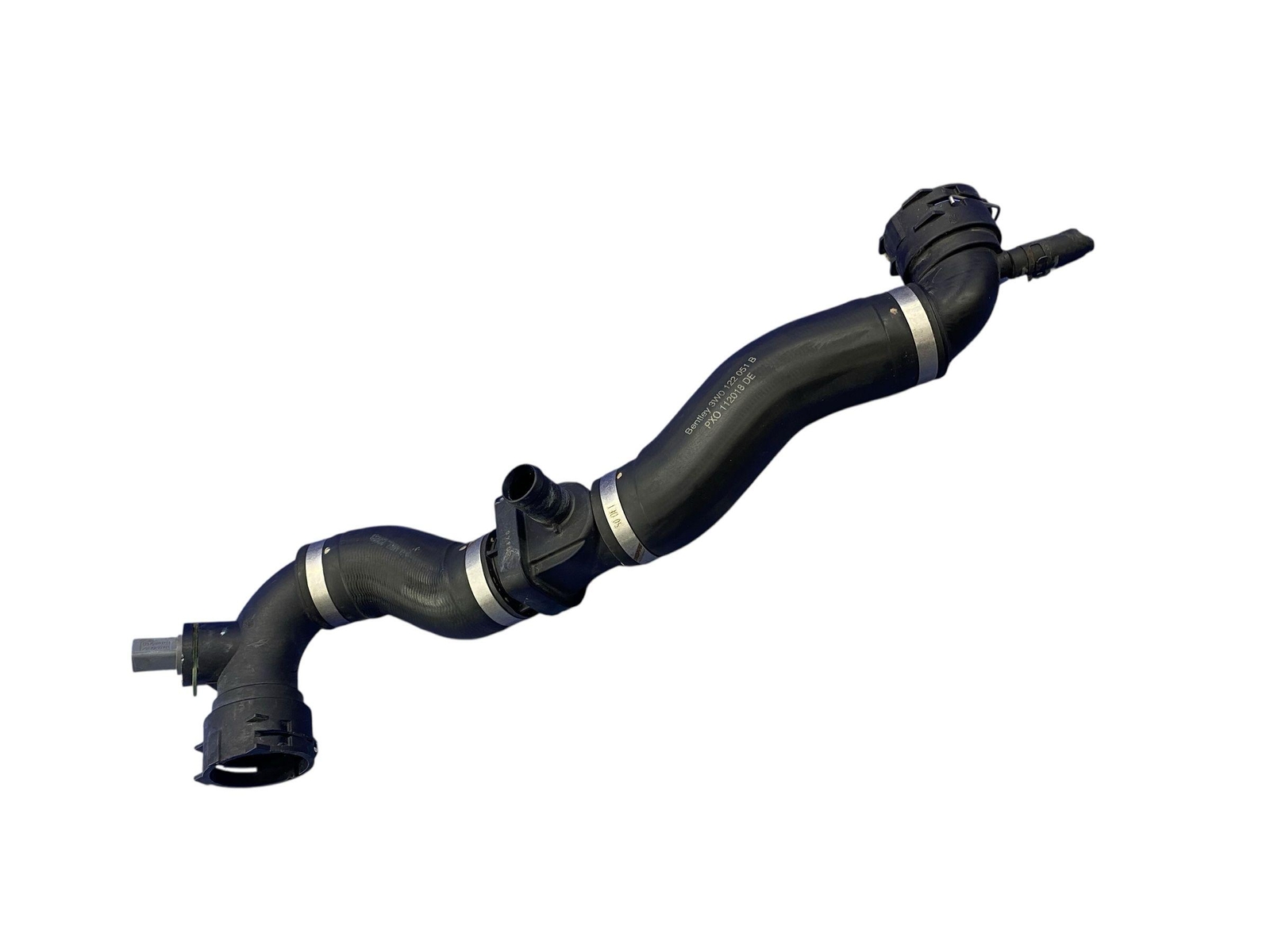 2006-2012 BENTLEY CONTINENTAL FLYING SPUR AWD 6.0L COOLANT WATER RESERVOIR HOSE