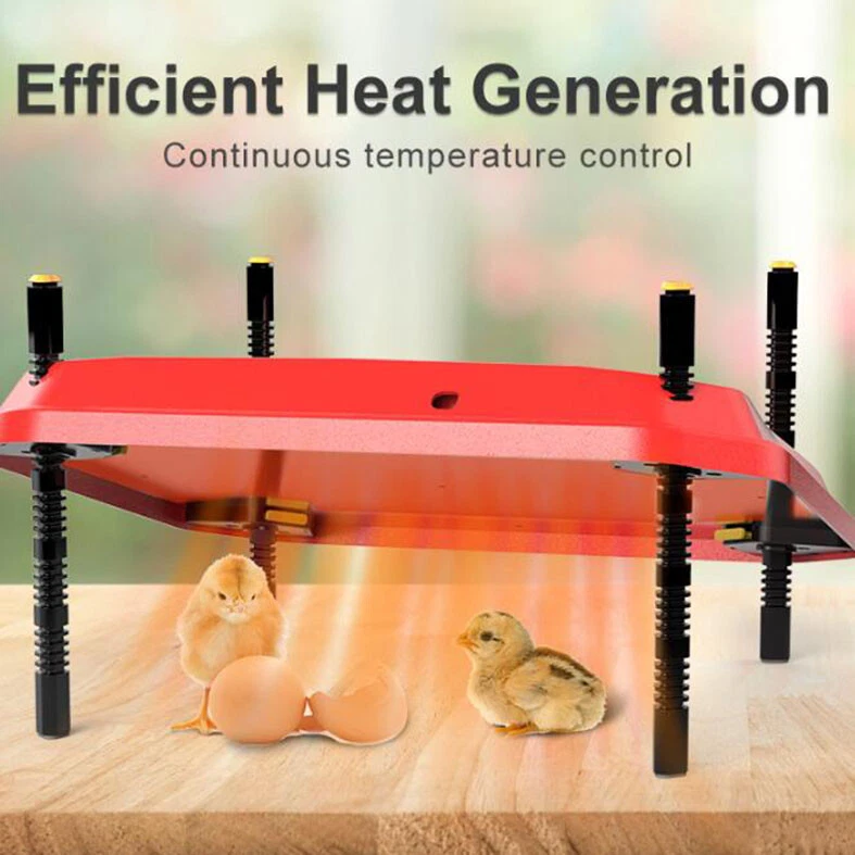 60*40cm Chick Brooder Heating Plate Chicken Coop Heater Chicken Warmer - image 2 of 4