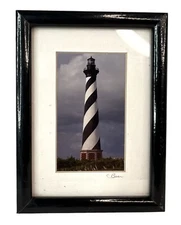 Cape Hatteras Lighthouse OBX Outer Banks NC Craig Burr Matted Framed Print A133