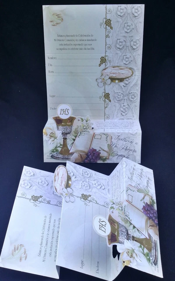 Invitaciones de Primera Comunion(Spanish First Communion Invitations),Favors  - Image 3 of 4