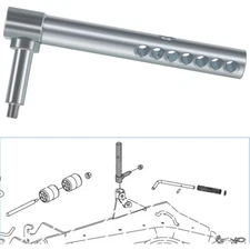 Mower Deck Gauge Wheel Arm Shaft For John Deere 54-IN & 62-IN Decks AM131289