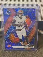 2025 Mosaic Football Geno Stone Blue Scope Prizm