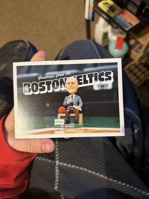  Greetings From the Boston Celtics  Promotional Post Card Red Auerbach-No bobble