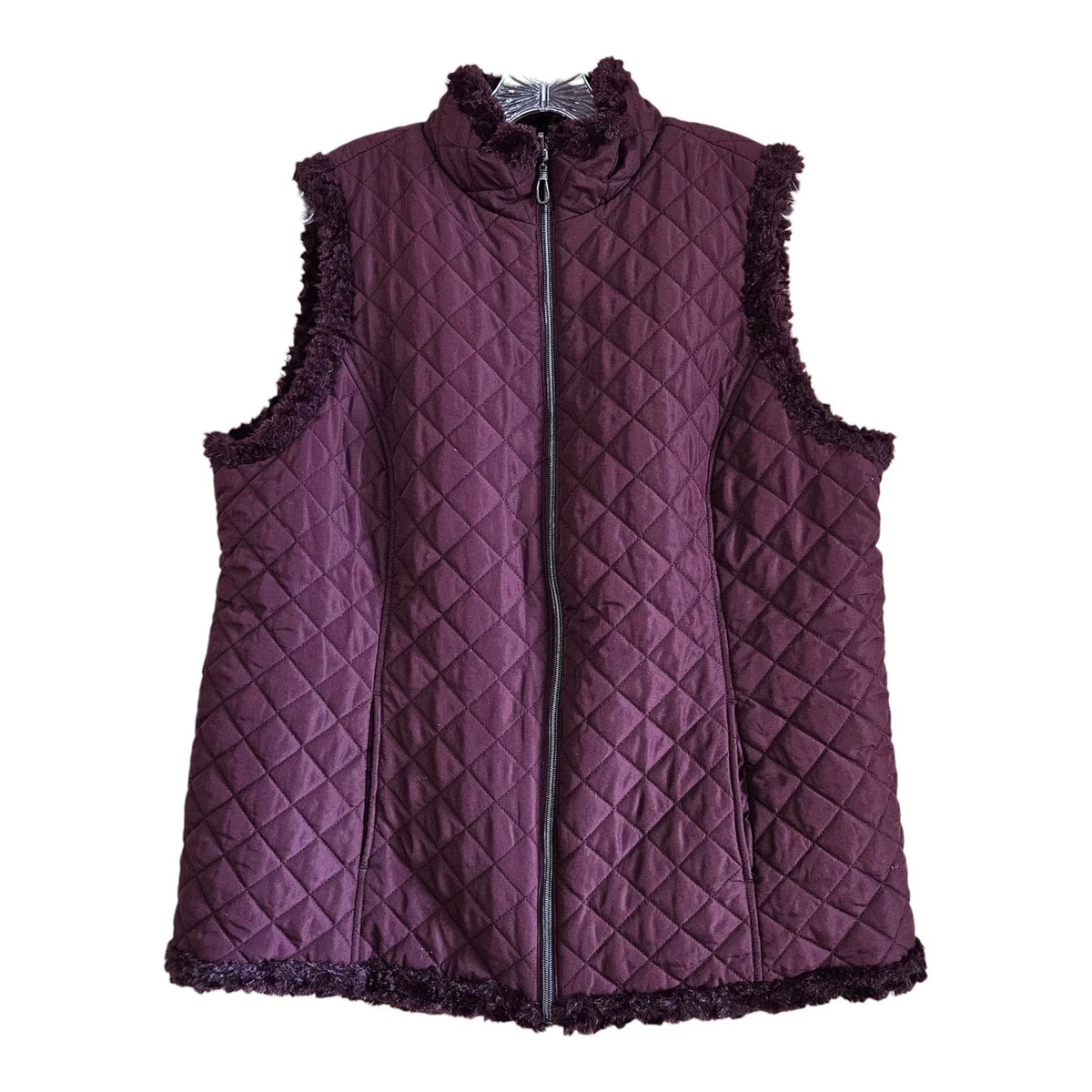 Denim & Co. Purple Solid Coats, Jackets & Vests for Women for sale 