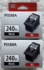 Canon 240XL Black PG-240XL Twin Pack 5206B008 2 x 5206B001 Genuine Retail Boxes