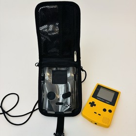 Nintendo GameBoy Color Yellow CGB-001 With Super Mario & Frogger Tested Working