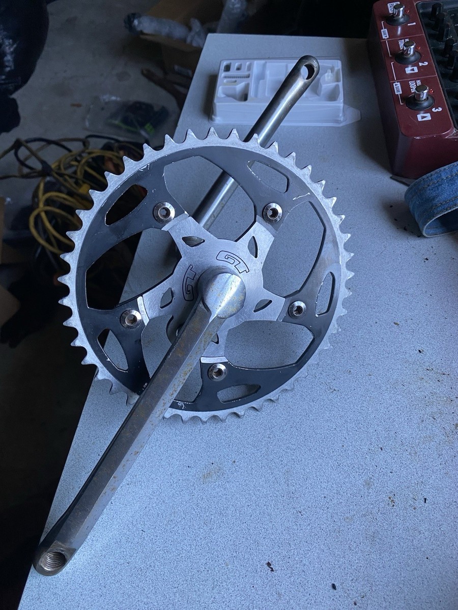 90s GT Pro BMX Power Series One Piece Crankset w chainring MID