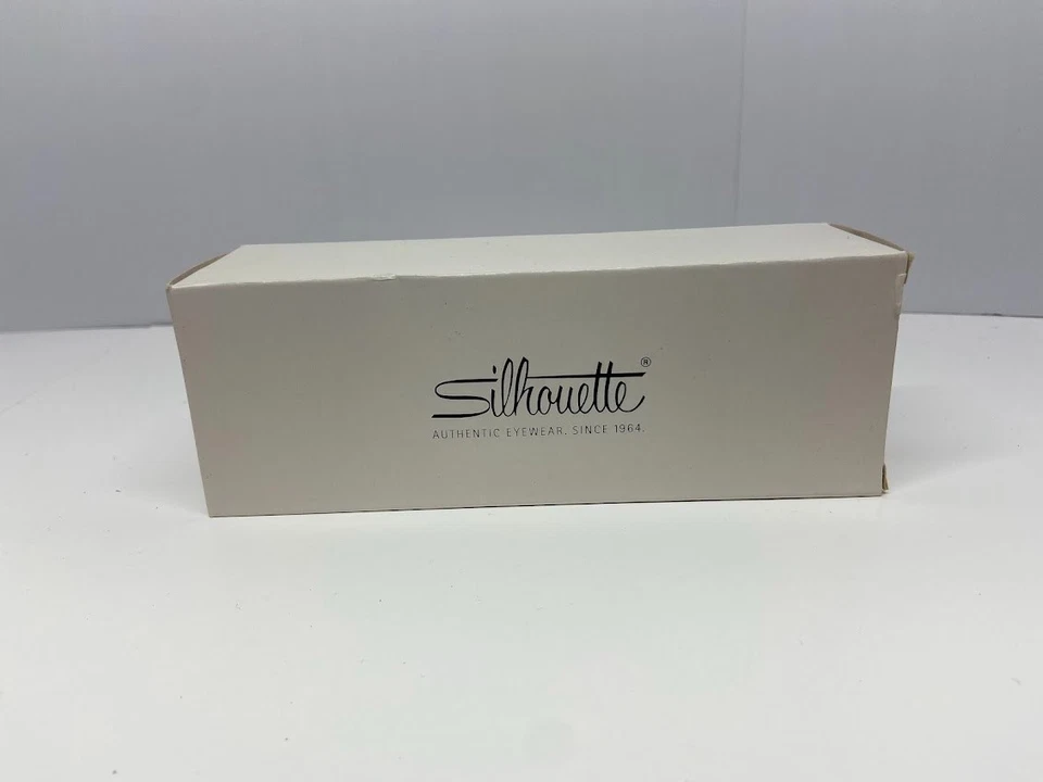 Silhouette Authentic Eyewear Glasses Case Flip Gray Cleaning Cloth Large New - Image 3 of 3