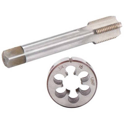 3/4''-16 UNF Tap and Die Set Right Hand HSS Threading Gunsmithing 3/4×16