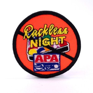 APA Pool Leage Fabric Patch Round Rackless Night 2+ Ship FREE