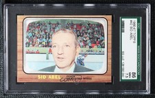 1966-67 Topps Sid Abel #42 SGC 86 HOF 0q5