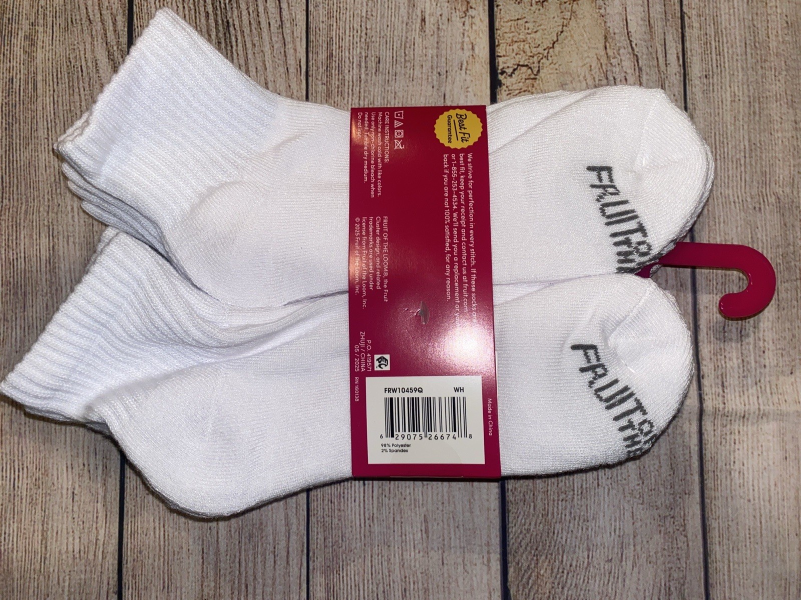 NEW Fruit of the Loom All Day Comfort Womens Ankle Socks, Sizes 8 - 12 ...