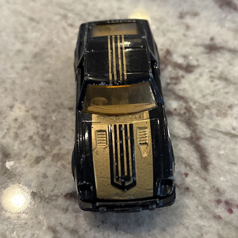 1982 Matchbox #24 Datsun 280ZX 2+2 Black with Gold Turbo ZX Stripes Macau - Image 2 of 4
