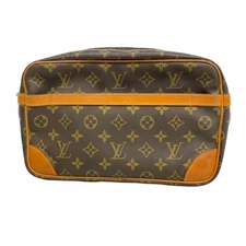Louis Vuitton Clutch Bag Monogram Compiegne 28 M51845 Brown Used Men s Japan