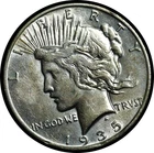 1935-S Peace Dollar Cleaned XF/AU