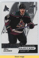 2023-24 Upper Deck Ovation Rookies Milos Kelemen #136 READ 1p2j