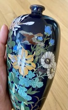 景泰蓝古董原始1850-1899 年日本花瓶| eBay