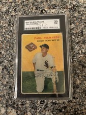 1954 Wilson Franks Paul Richards Graded SGC 20 Fair