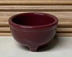 FIESTA Ware TRIPOD Dipping Candle Bowl CINNABAR Retired Item & Color 1998-2001