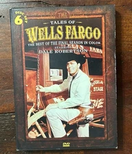 Tales of Wells Fargo: the Best of the Final Season in Color (6 DVD Set, 1961)