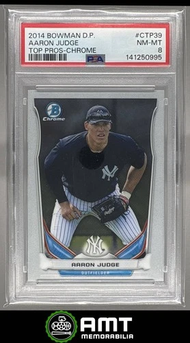 Aaron Judge PSA 8 2014 Bowman Draft Chrome Top Prospects New York Yankees 0995
