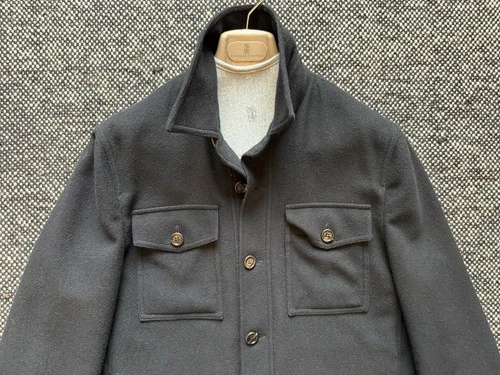 Brunello Cucinelli Cashmere Shirt Jacket, Lined, Black, Size 48 (medium). $6,495 image 2