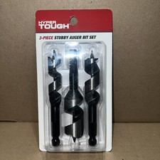Stubby Auger Bit Set New 3 Pc Hyper Tough #42...