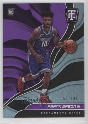 2017 Panini Totally Certified Rookies Purple /199 Frank Mason III Rookie RC 9bg