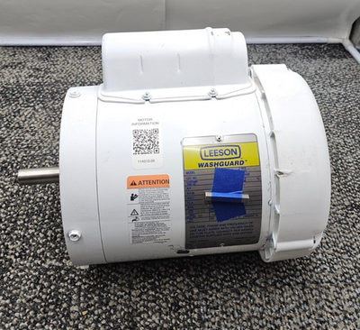 #ad #ad LEESON 114313.00 WASHGUARD™ Washdown Motor C6C17WC3G 1 2HP 1725 RPM 1 PH $300.00