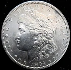 1904-O Morgan Silver Dollar, XF/AU, 3,720,000 Minted, KM#110, 90% Silver