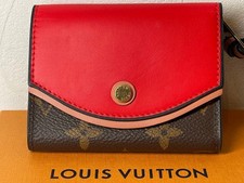 Louis Vuitton Porte-Feuille Tuileries Wallet Red Monogram Excellent Box