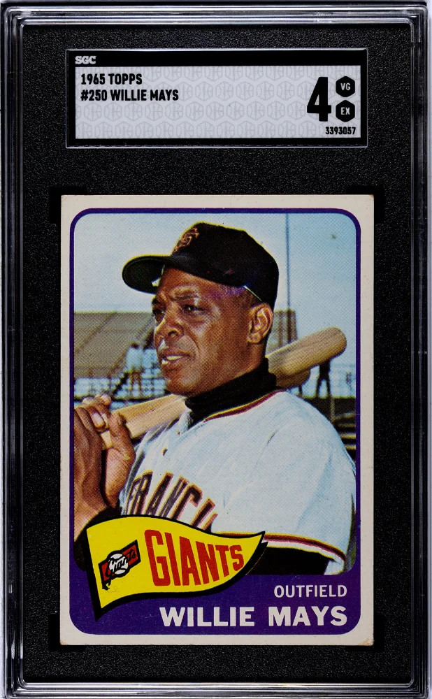 1965 Topps Willie Mays #250