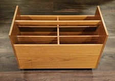 Bruskbo Vinyl Record LP/Magazine MCM Rolling Rack/Storage...Made In Norway