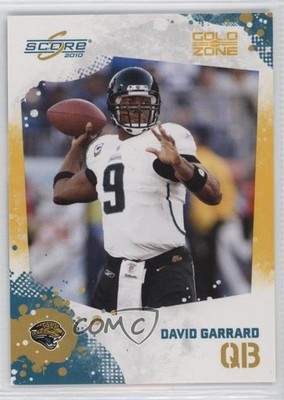 2010 Score Gold Zone 37/299 David Garrard #131 7m3