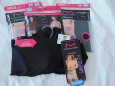 Maidenform Flexees Smoothing Boyshorts LOT of 4 Cool Comfort BLACK Size 2XL MIP
