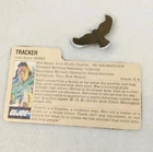 1984 Gi.Joe Tracker Spirit File Card And Eagle With Talons Unbroken Intact