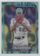 2024 Topps Chrome Aqua Lava Refractor 39/199 Sandy Alcantara #138 1xd