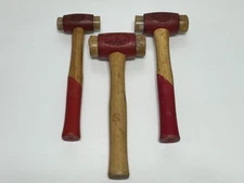 Chicago Rawhide Mfg. Co USA 3pc (NOS) Rawhide Mallet Set - No. 1, No. 2 & No. 3
