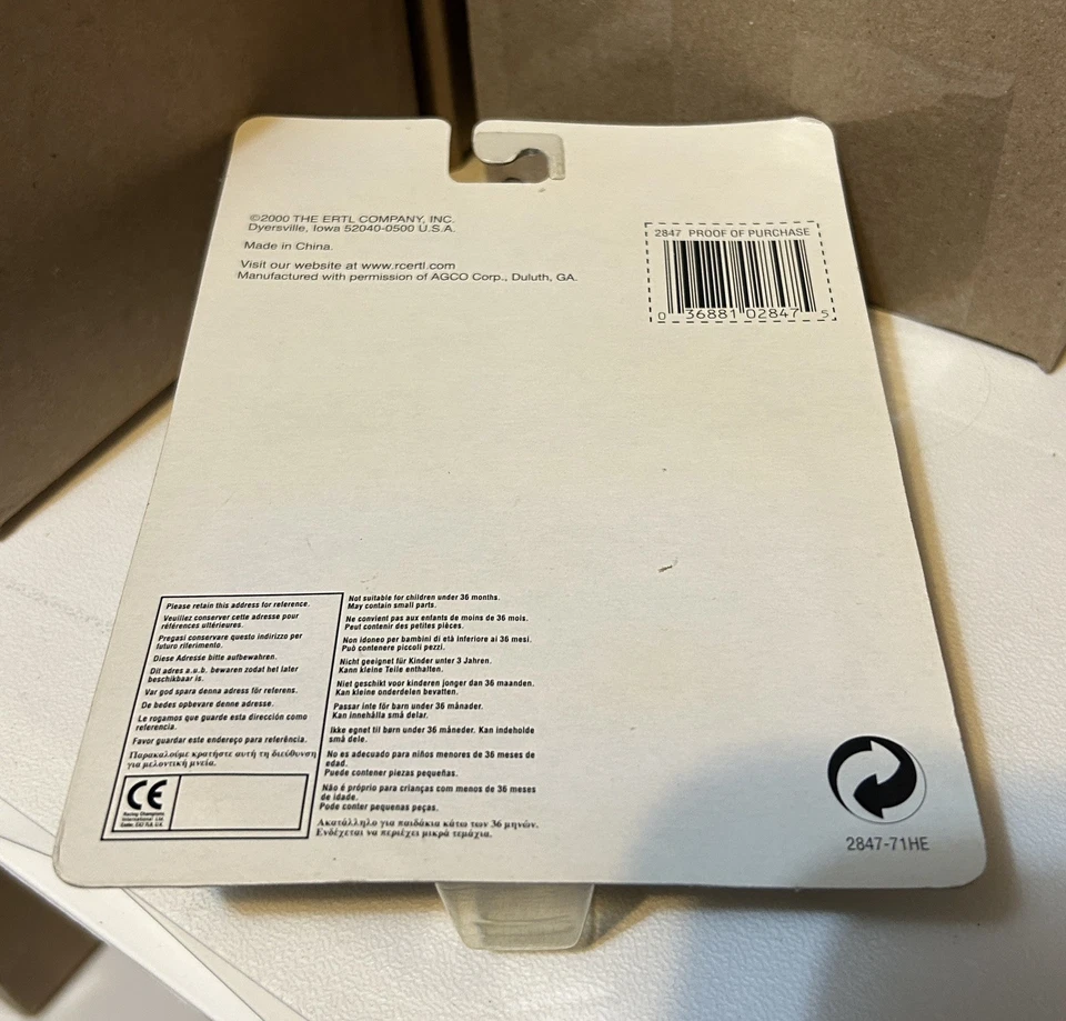 AGCO White 6175 Tractor 1/64 Scale by ERTL 2001, farm toys - Image 2 of 4