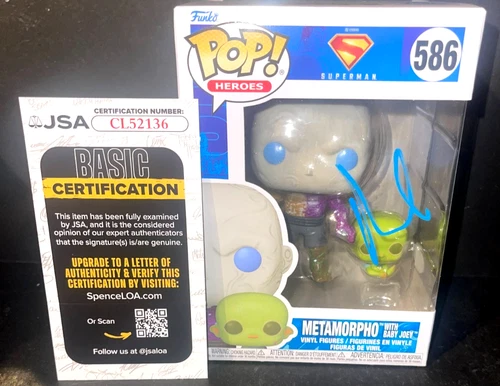 Anthony Carrigan Superman Metamorpho Autographed Signed Funko Pop JSA 3