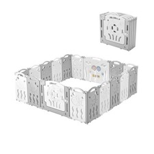 Foldable 18 Panel Baby Playpen Play Yard Kids Safety Playard Activity Center